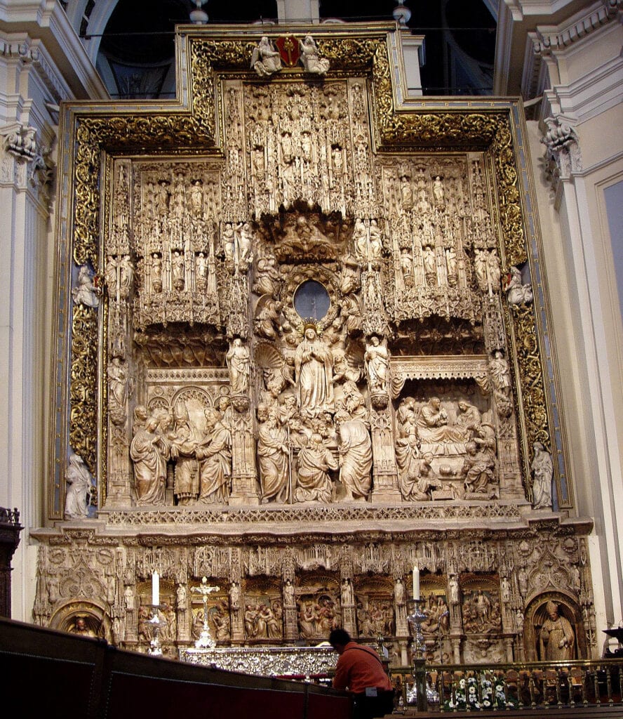 catedral basilica de nuestra senora del pilar altar mayor